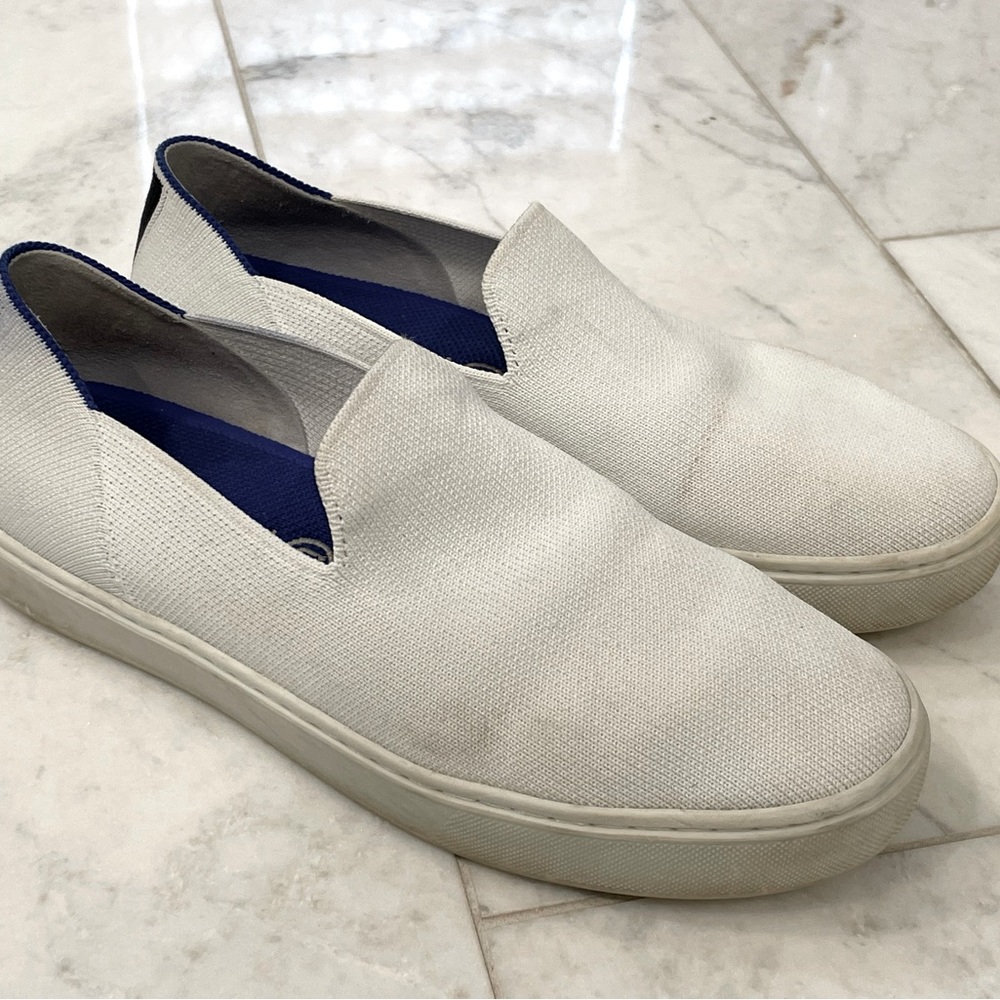 Rothy’s White Slip On Sneakers